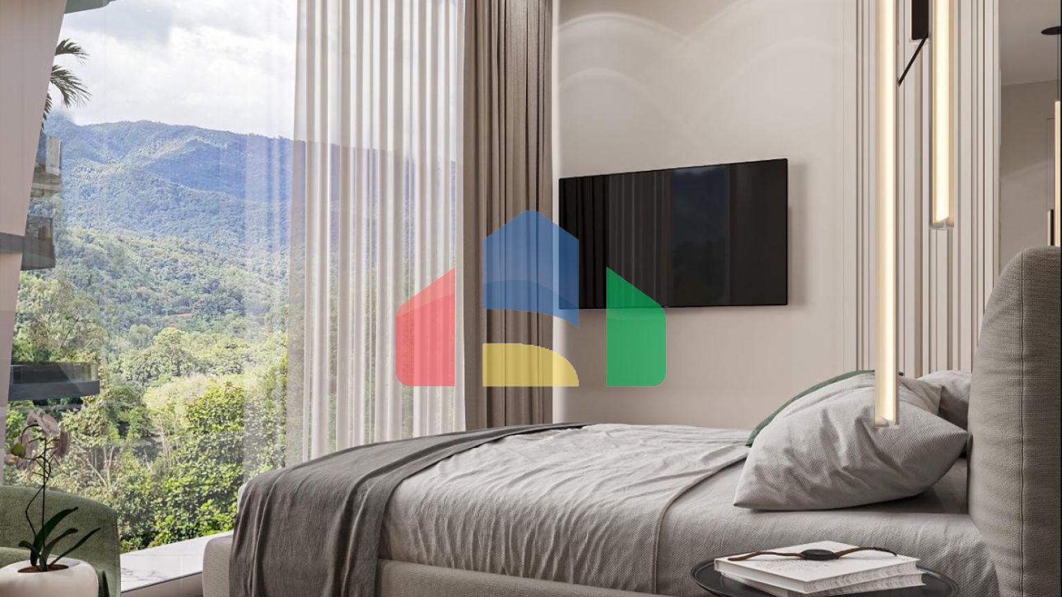 Просторные трехспальные апартаменты на Пхукете, район Банг Тао