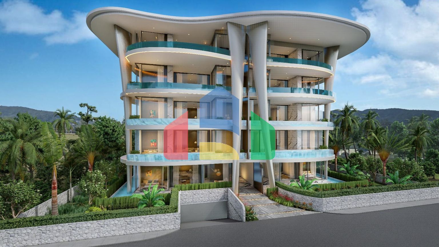 Просторные трехспальные апартаменты на Пхукете, район Банг Тао