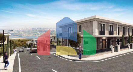 Виллы премиум-класса с возможностью рассрочки в районе Башакшехир, Стамбул