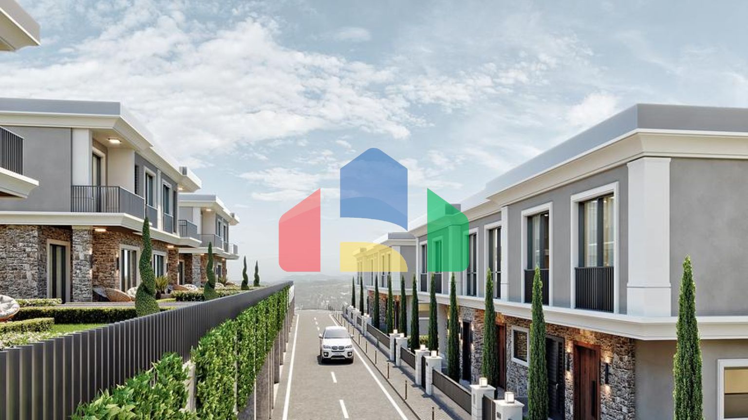 Виллы премиум-класса с возможностью рассрочки в районе Башакшехир, Стамбул