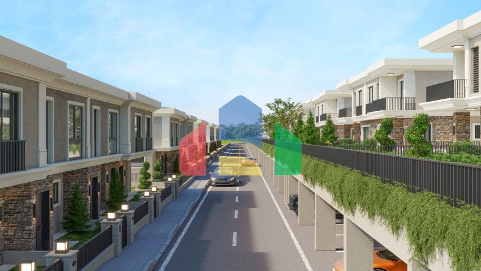 Виллы премиум-класса с возможностью рассрочки в районе Башакшехир, Стамбул