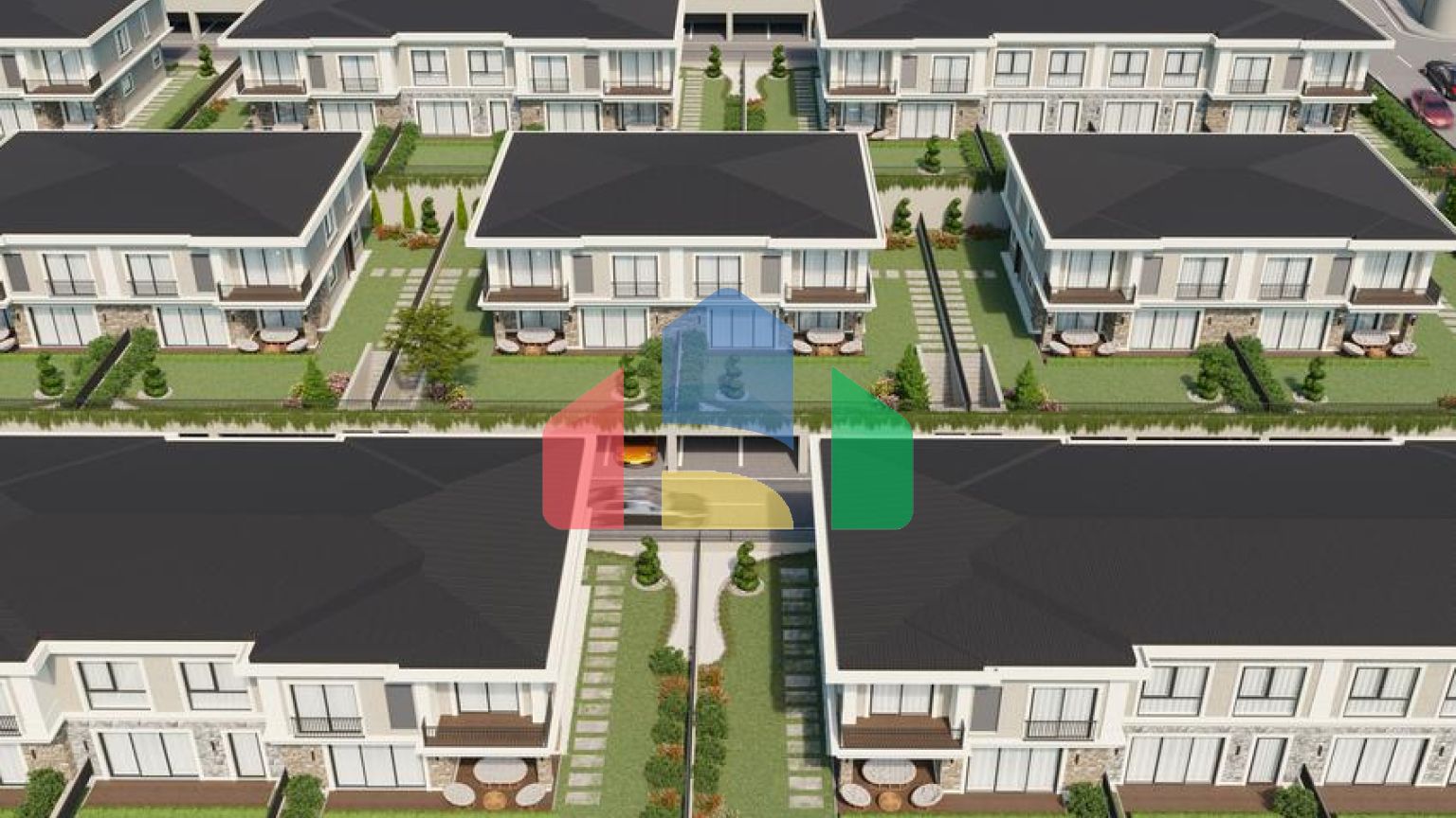 Виллы премиум-класса с возможностью рассрочки в районе Башакшехир, Стамбул