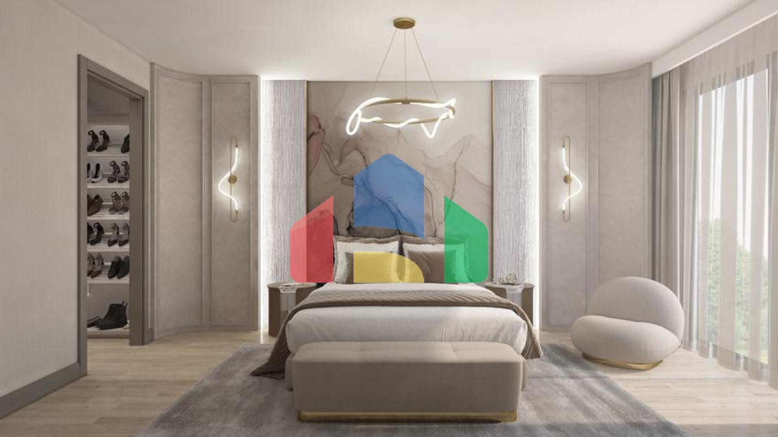 Виллы премиум-класса с возможностью рассрочки в районе Башакшехир, Стамбул