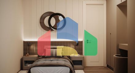 Квартира с двумя спальнями паркинг-местом в жилом комплексе в районе Кадыкёй