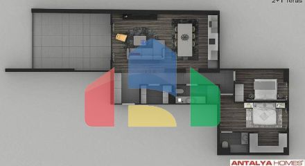 Квартира 2+1 в Стамбуле