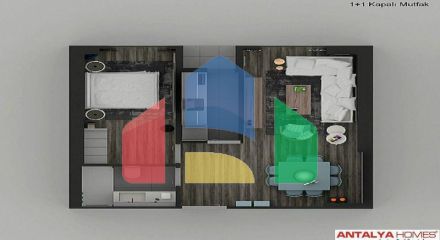 Квартира 2+1 в Стамбуле