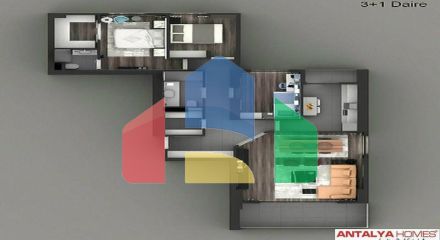 Квартира 2+1 в Стамбуле