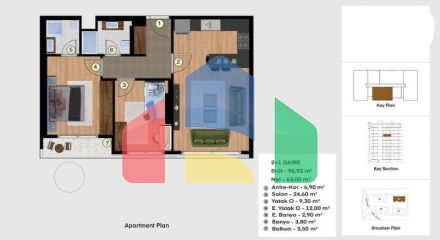 Квартира 2+1 в Стамбуле