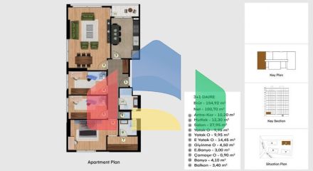 Квартира 2+1 в Стамбуле