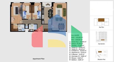 Квартира 2+1 в Стамбуле