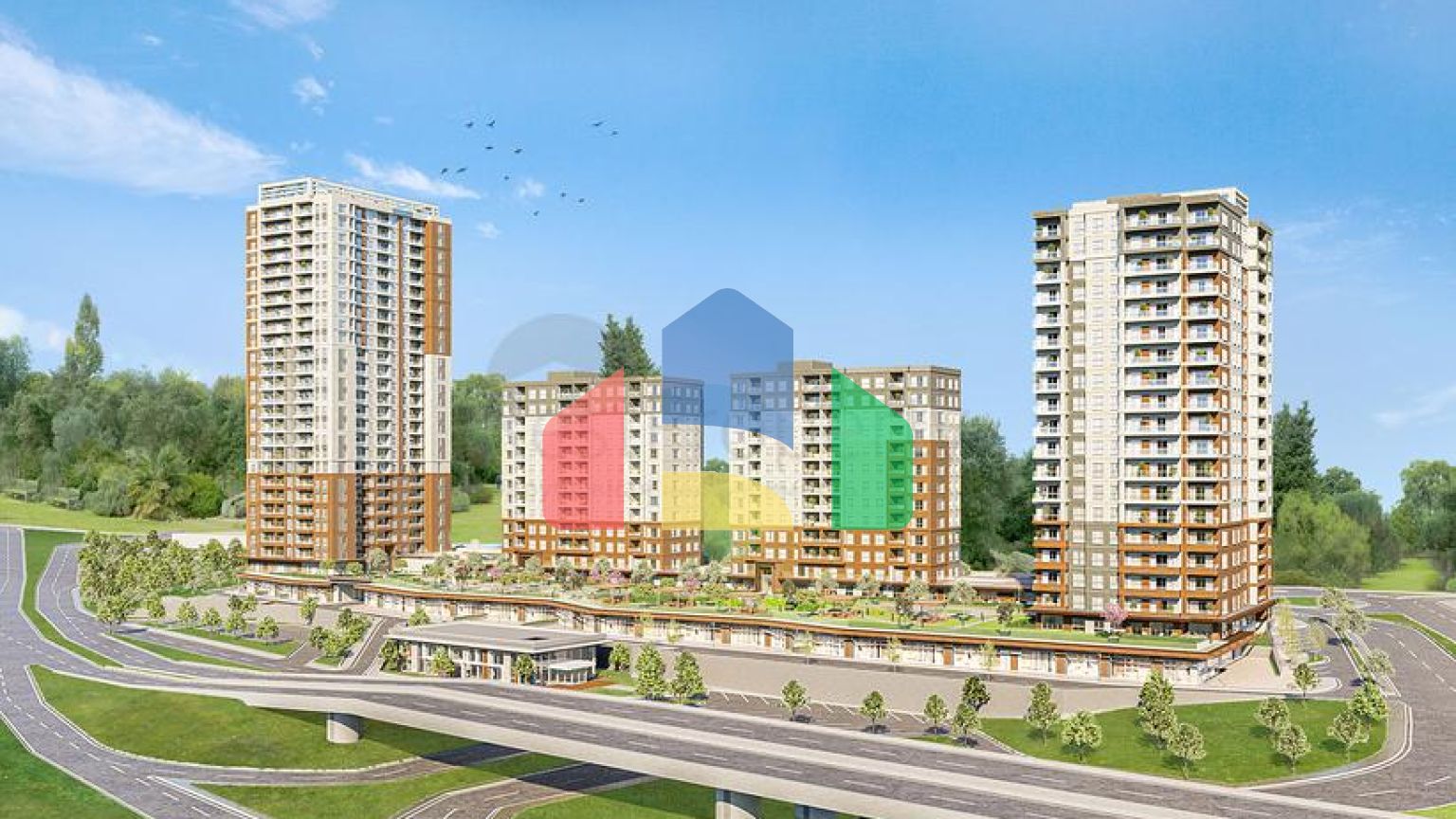 Комплекс в Стамбула с идеальной транспортной развязкой