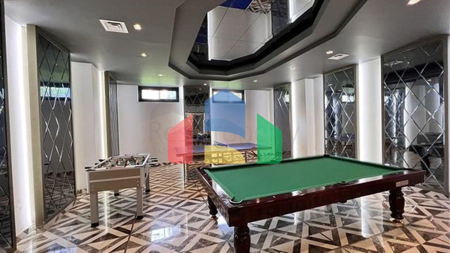 Квартира 1+1 с видом на горы в современном комплексе