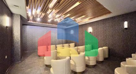 Квартира 1+1 с видом на горы в современном комплексе