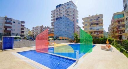 Меблированная квартира планировкой 2+1 в районе Махмутлар