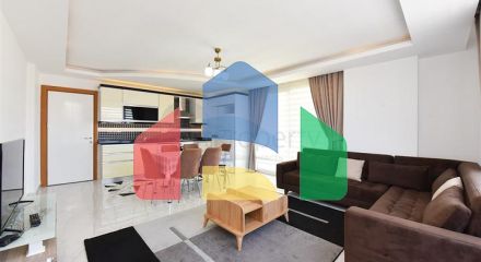 Меблированная квартира планировкой 2+1 в районе Махмутлар