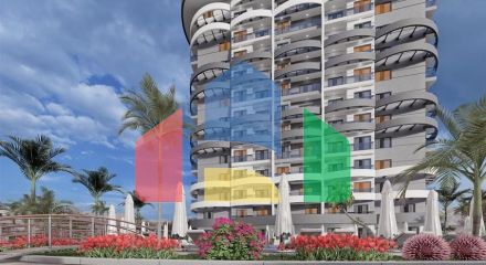 1+1 apartment for sale in Mahmutlar district