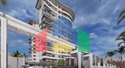 Продается квартира 1+1 в районе Махмутлар