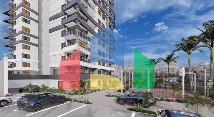 Квартира 1+1 в новом комплексе района Махмутлар