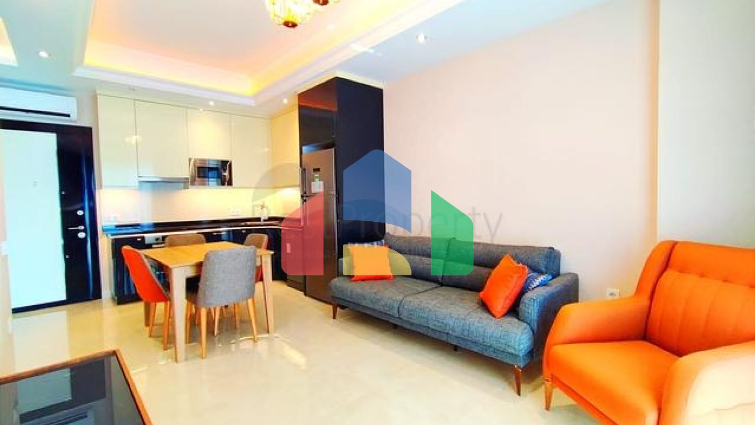 Квартира 1+1 в одном из самых популярных комплексов Махмутлара