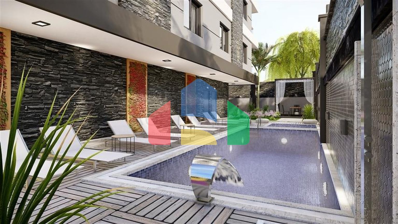 Новый инвестиционный проект в 400 метрах от моря в Махумтларе