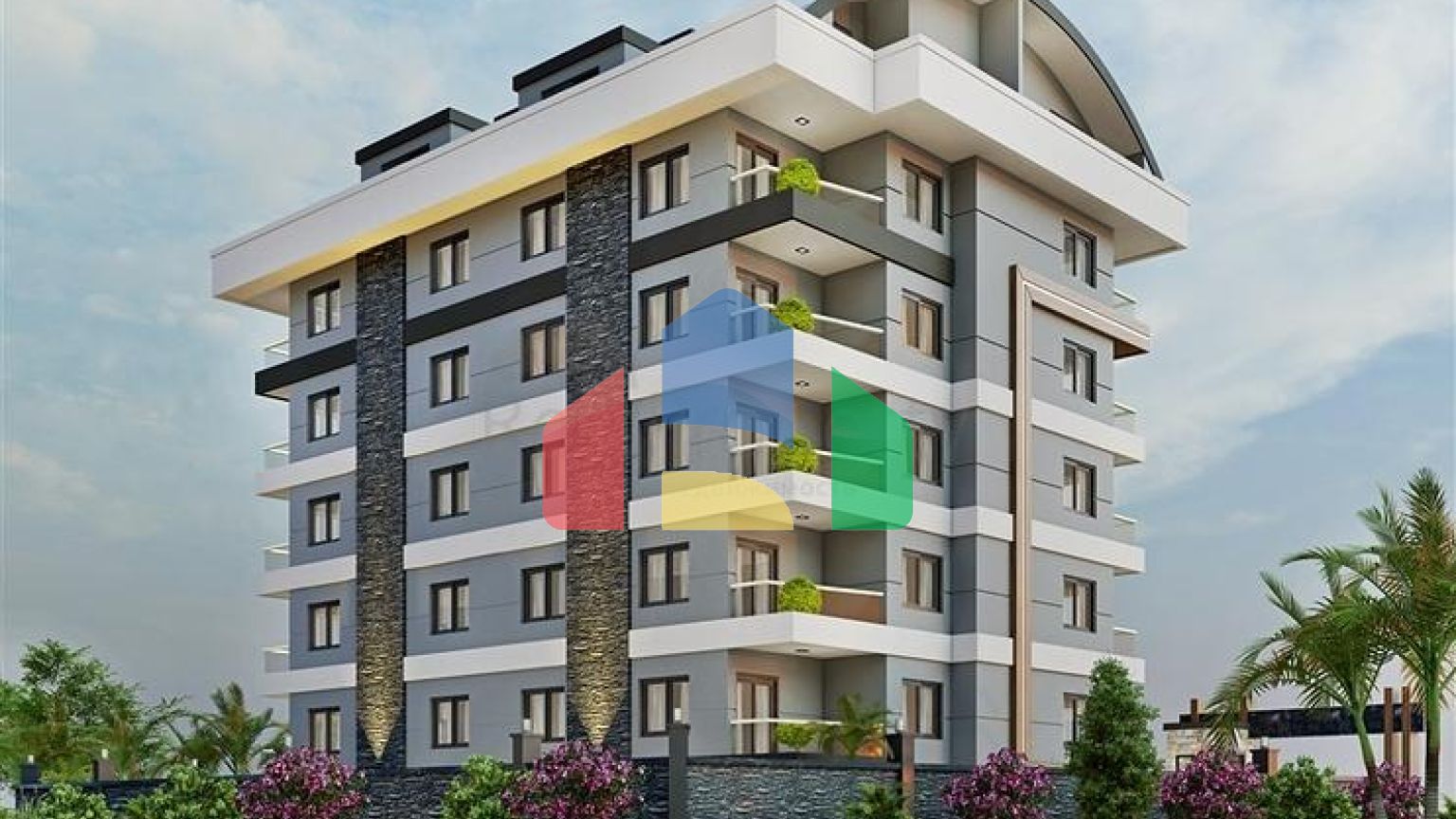 Новый инвестиционный проект в 400 метрах от моря в Махумтларе