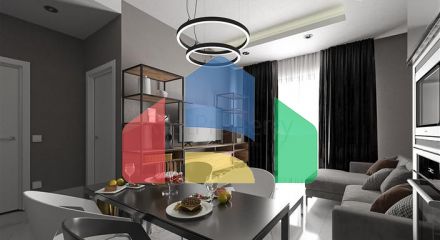 Апартаменты 1+1 в районе Махмутлар