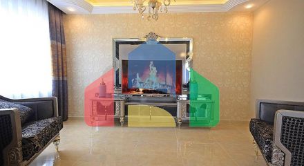 3+1 penthouse for sale in Mahmutlar district