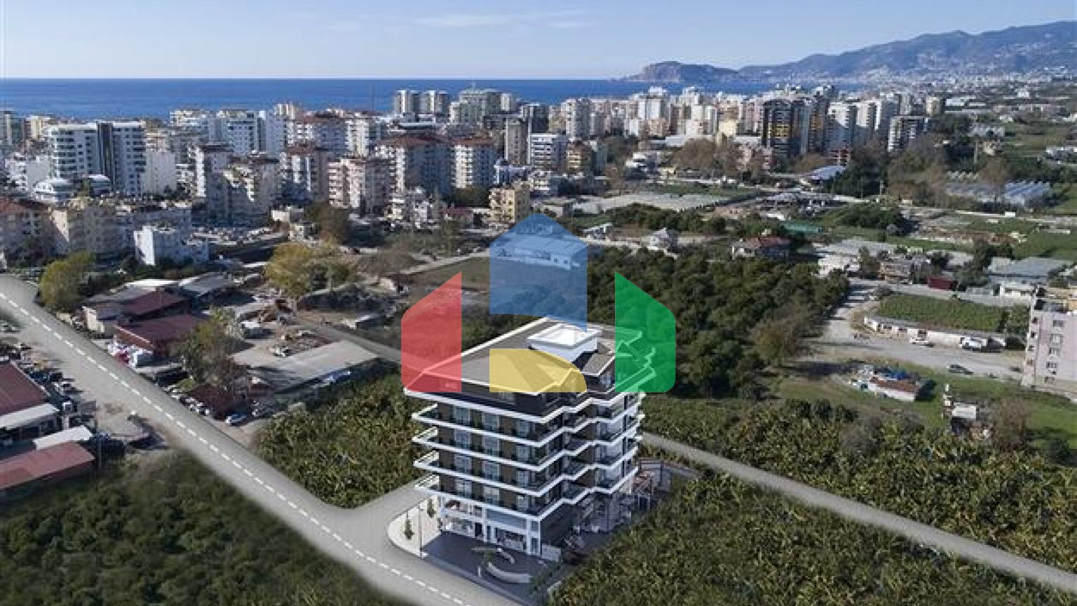 Новий проект, що будується в районі Махмутлар