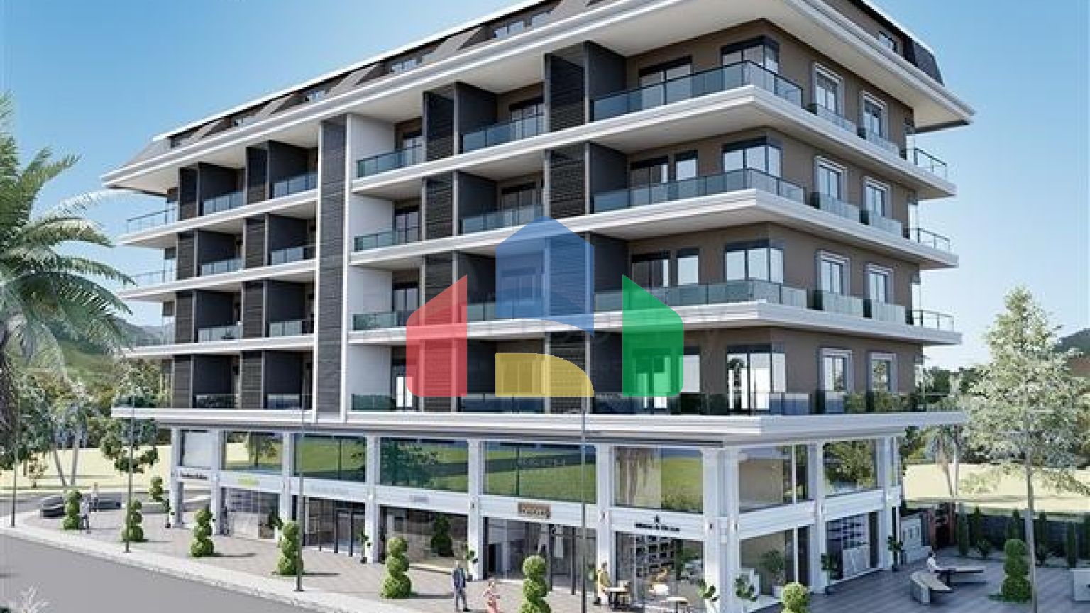 Новий проект, що будується в районі Махмутлар