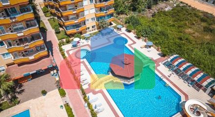 Furnished 2+1 apartment in Mahmutlar
