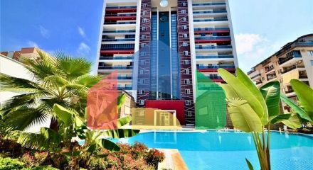 Large 1+1 apt - furnished - prime location - In Mahmutlar / Alanya