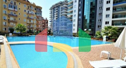 Large 1+1 apt - furnished - prime location - In Mahmutlar / Alanya