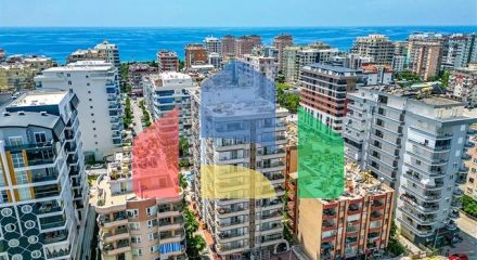 Просторная квартира в районе Махмутлар с видом на море и горы Просторная квартира в районе Махмутлар с видом на море и горы