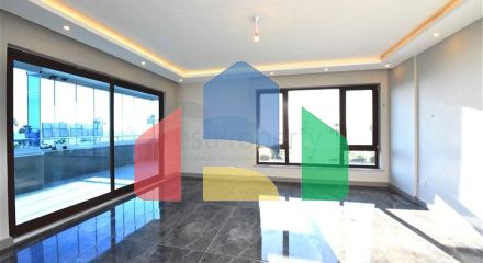 Пентхаус 3 + 1 з видом на Середземне море в Махмутларі