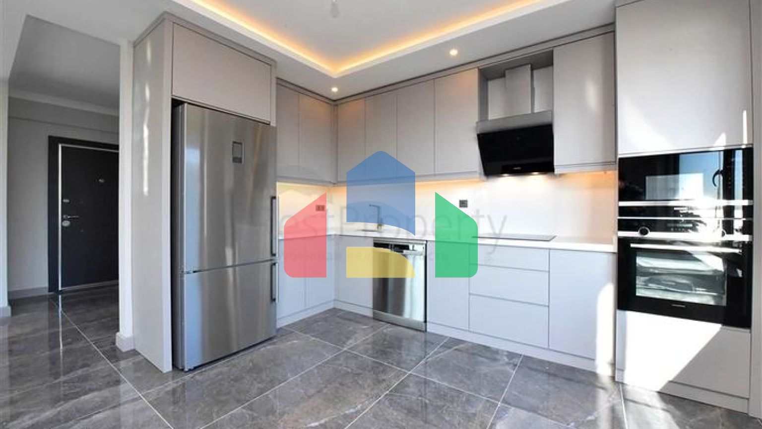 Пентхаус 3 + 1 з видом на Середземне море в Махмутларі