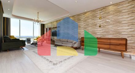 Меблированный пентхаус 4+1 с видом на море в Махмутларе