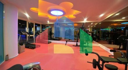 Меблированный пентхаус 4+1 с видом на море в Махмутларе