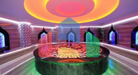 Меблированный пентхаус 4+1 с видом на море в Махмутларе