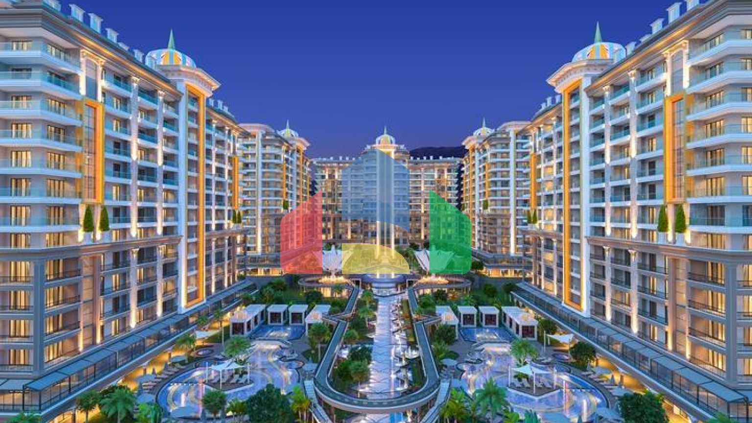 Новый комплекс с богатой инфраструктурой в Махмутларе