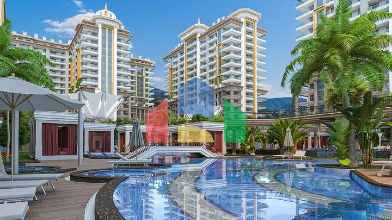 Новый комплекс с богатой инфраструктурой в Махмутларе