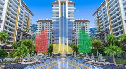 Новый комплекс с богатой инфраструктурой в Махмутларе