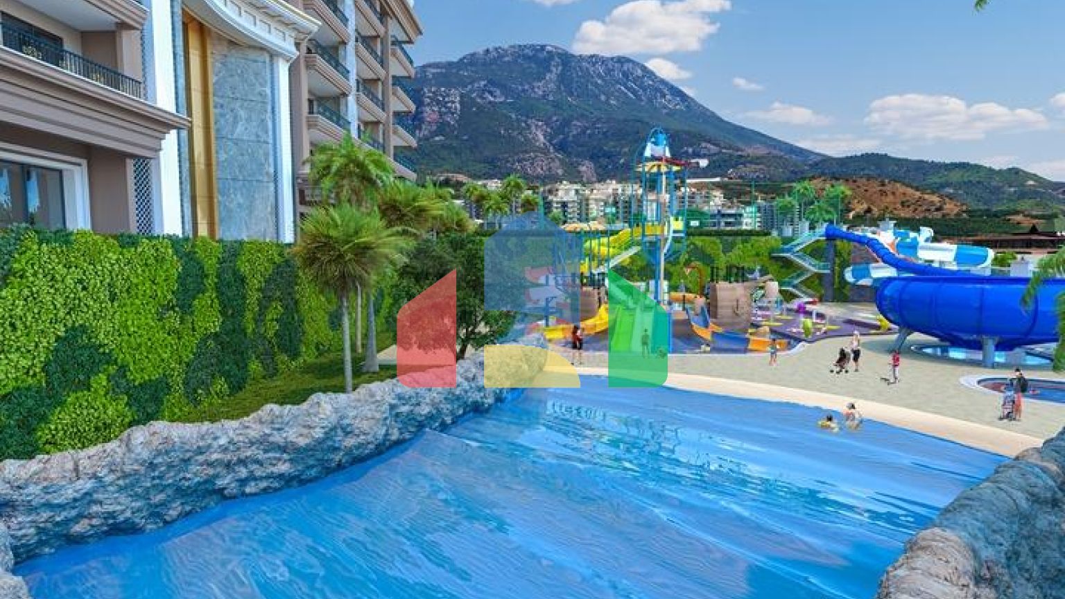 Новый комплекс с богатой инфраструктурой в Махмутларе