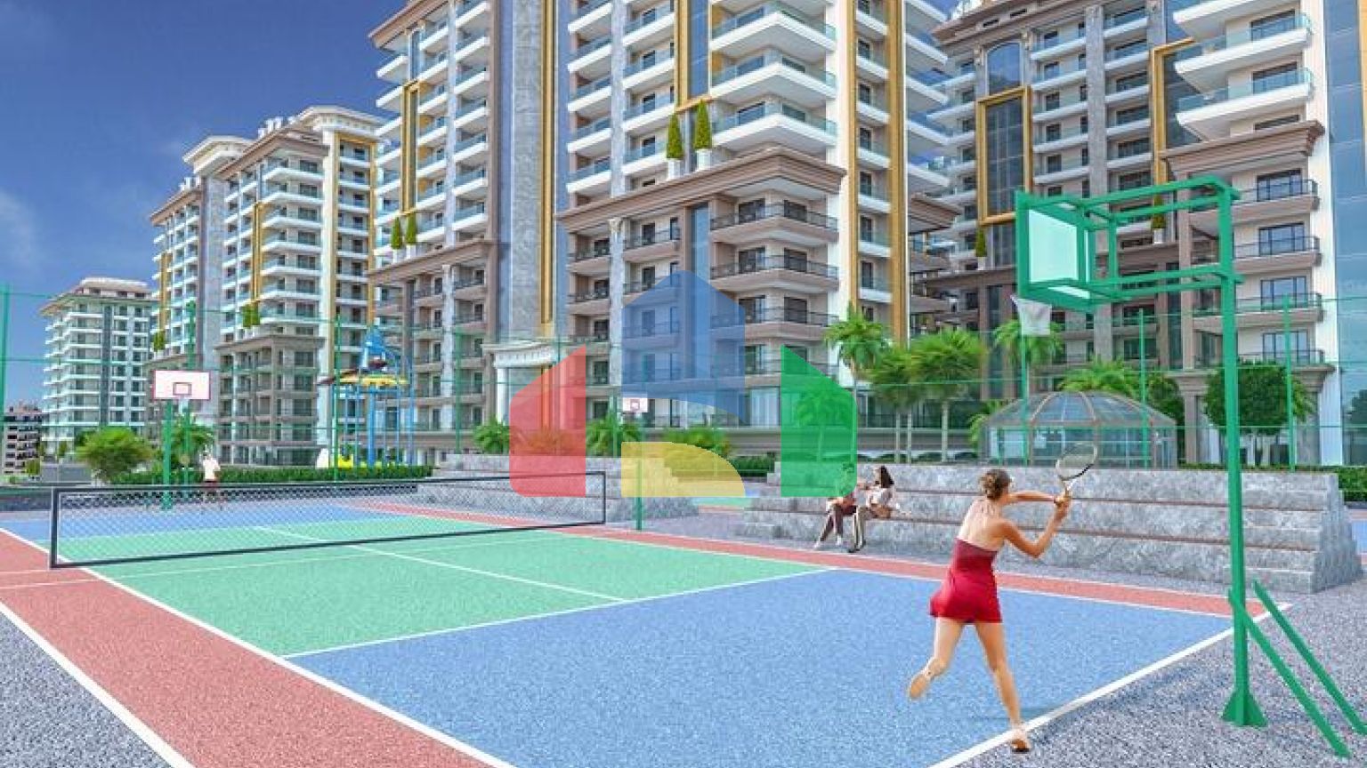 Новый комплекс с богатой инфраструктурой в Махмутларе