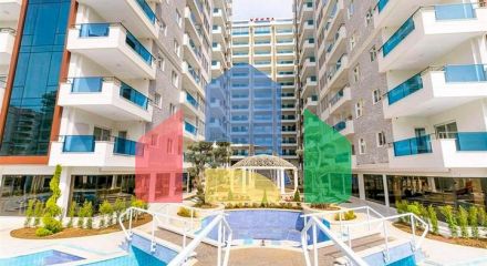 Luxury life style - 1 bedroom apt - in Mahmutlar / Alanya