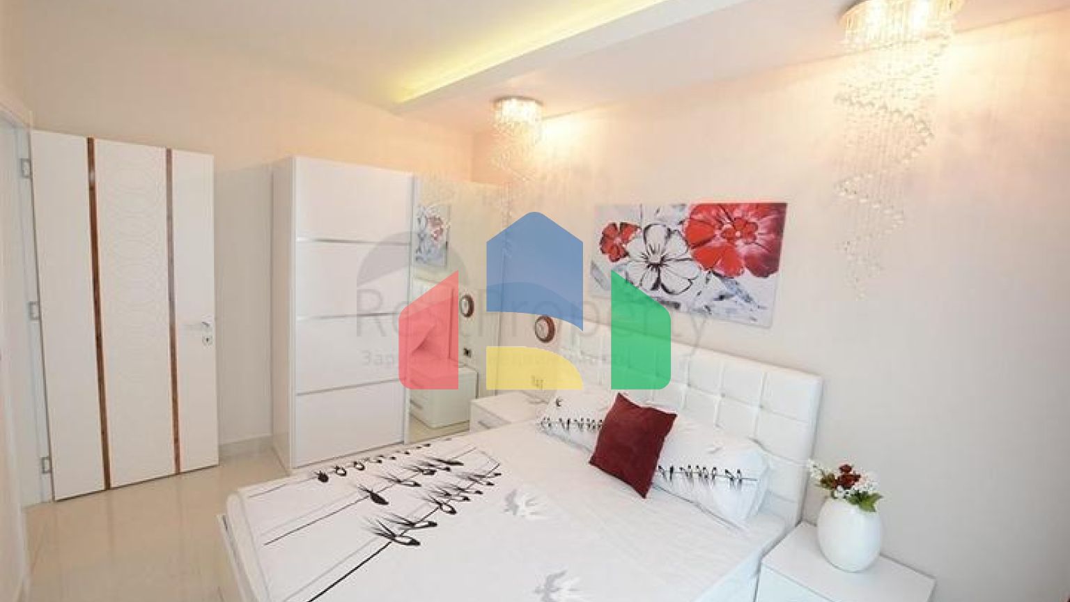 Готовая к проживанию квартира 1+1 в 200 м от моря