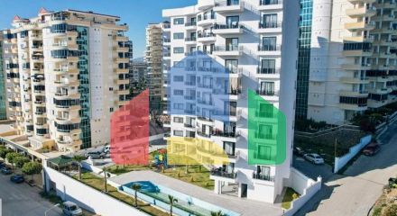 Furnished 1+1 apartment in Mahmutlar