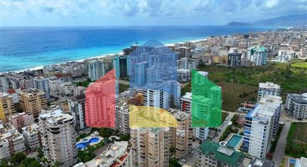 Просторий пентхаус 3 + 1 в районі Махмутлар