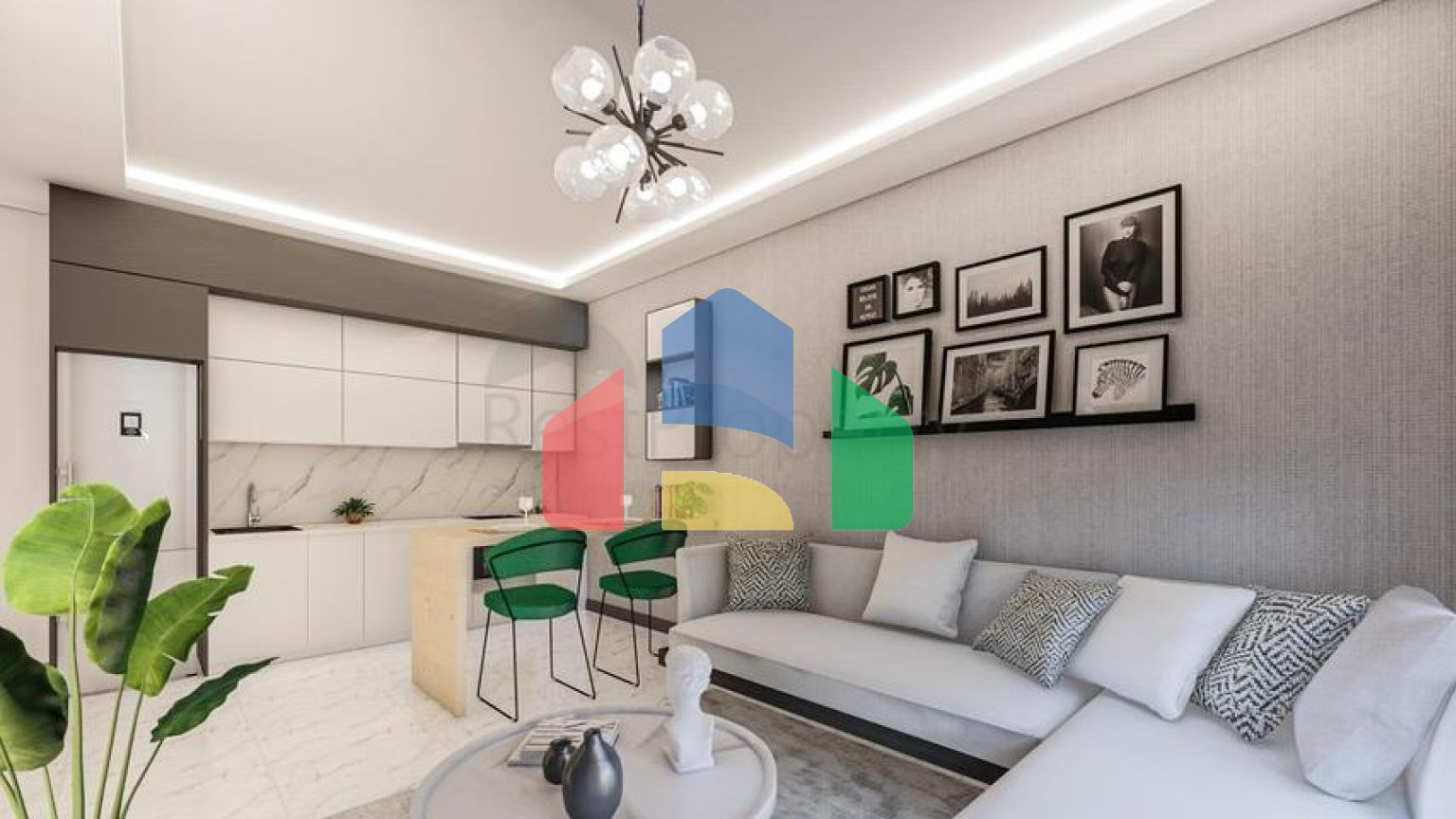 Пентхаус плануванням 2+1 в районі Махмутлар