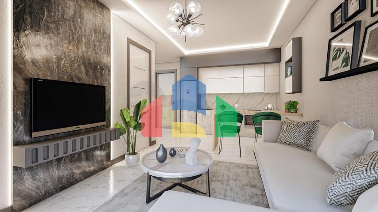 Пентхаус плануванням 2+1 в районі Махмутлар