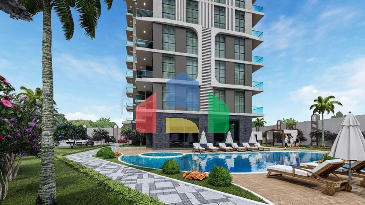 Пентхаус плануванням 2+1 в районі Махмутлар